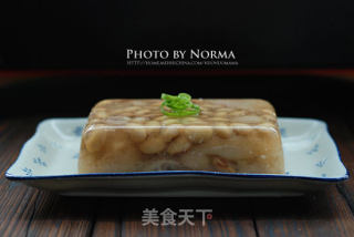 猪蹄黄豆冻的做法