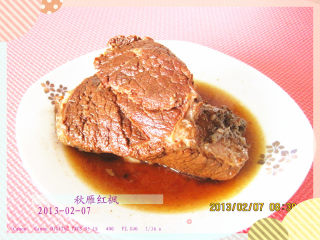 简单省时效果出奇好的酱牛肉的做法