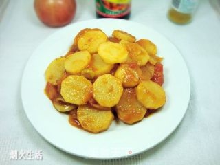 番茄炒山药的做法