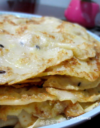 香蕉煎饼的做法