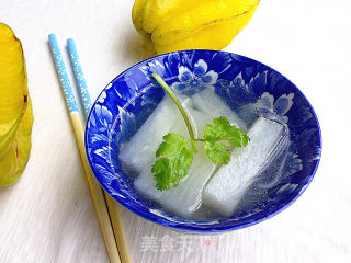 上汤水晶萝卜的做法