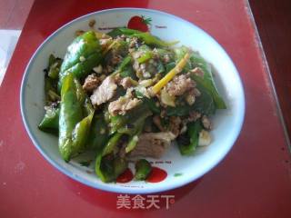 青椒炒肉的做法