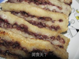 双层红豆年糕的做法