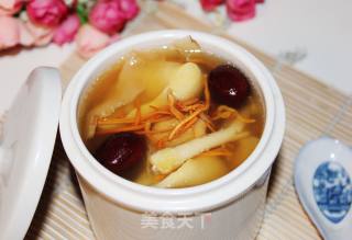 冬草花胶炖瘦肉的做法