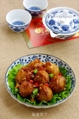 宫保土豆虾球的做法