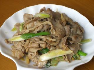葱爆羊肉的做法