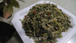 蒸香菜的做法