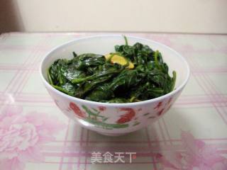 炒枸杞叶的做法