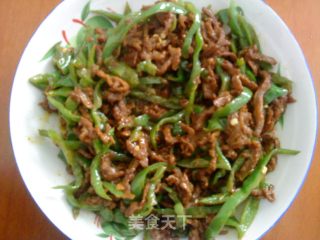 牛肉丝的做法