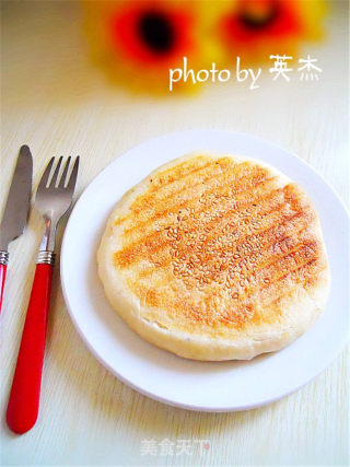 咸香芝麻烤饼的做法