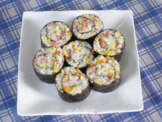 唤醒孩子的味蕾【海苔饭卷】的做法