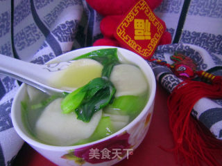小油菜手工圆片面的做法