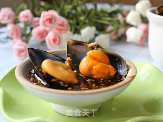 初春海虹最肥时---蘸汁青口的做法