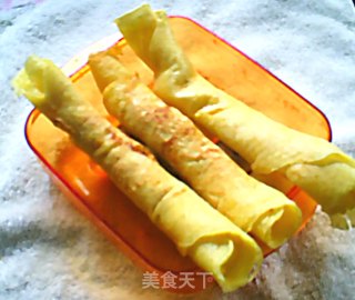 平底锅 做蛋卷的做法