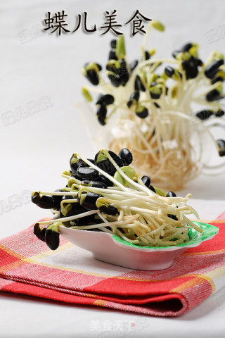 豆芽机生有机黑豆芽的做法