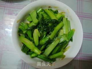 简单炒菜心的做法