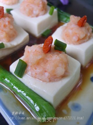 鲜虾酿豆腐的做法