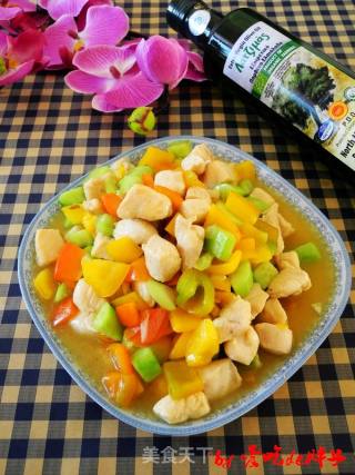 彩椒鸡丁的做法