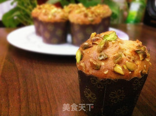 幸福感满分的蛋糕——酱香开心果马芬的做法