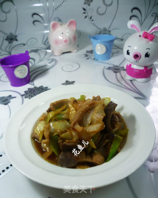 大葱炒猪肚的做法