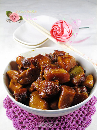肉控的福音---杏鲍菇烧肉的做法