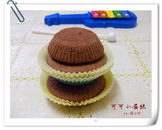 可可小蛋糕的做法