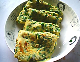 快手早餐—韭菜鸡蛋饼的做法