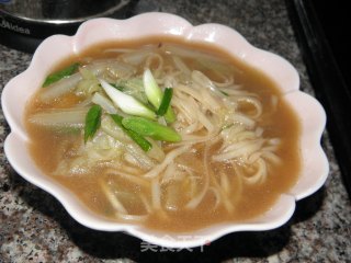 炝锅挂面的做法