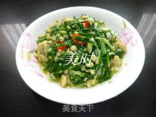 小野葱炒蛋的做法