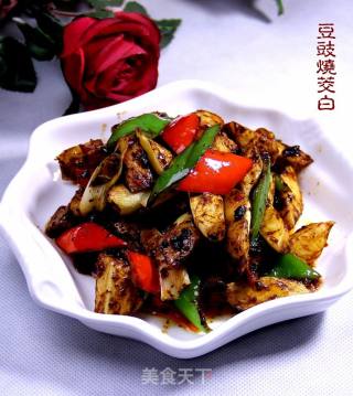 家常菜“豆豉烧茭白”的做法