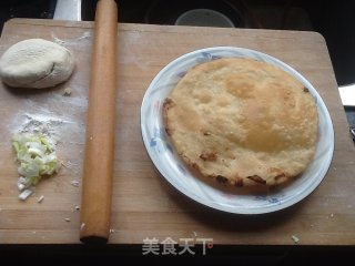 喷香葱油饼的做法