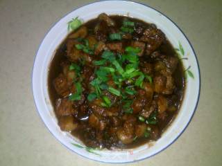 豆腐泡红烧肉的做法
