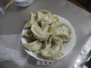 荠菜猪肉锅贴的做法
