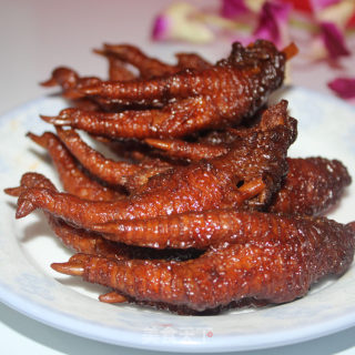 椒麻虎皮鸡爪的做法
