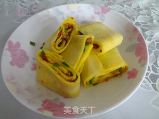 咖喱鸡蛋饼的做法