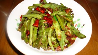 干煸四季豆的做法