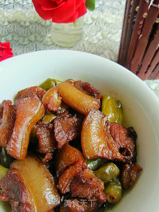 家常下饭菜----酱香肉蒸腌辣椒