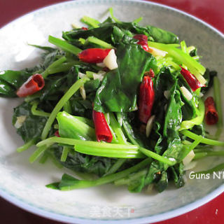 春季时令小蔬——蒜泥鹿耳韭的做法