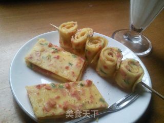 火腿香葱煎饼的做法