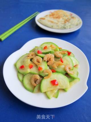 虾仁炒西葫芦的做法