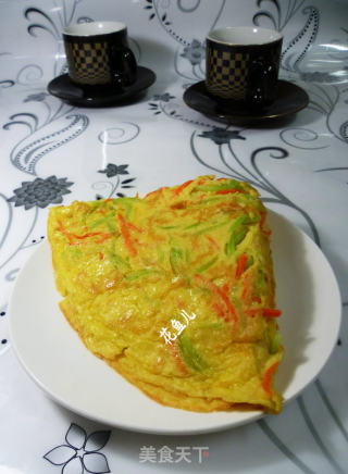 双丝鸡蛋饼的做法