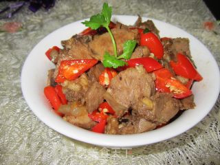 辣炒猪头肉的做法
