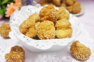 开口笑的做法
