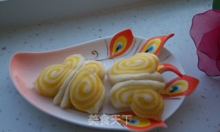 花样馒头---彩色蝴蝶的做法