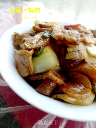 杂蔬回锅肉的做法