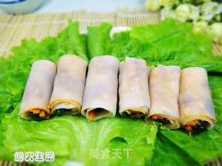 芝麻辣酱米皮卷的做法