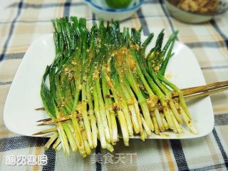 腐乳烤韭菜的做法