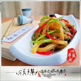 心蓝手制私房菜【菇鲜榨菜条】——冰淇淋流泪（书香恋）