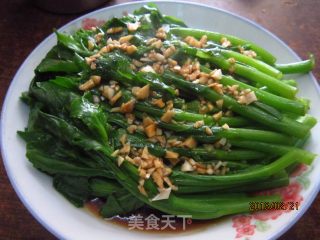 白灼菜心的做法