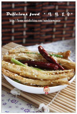 用菌菇吃出鲜虾的感觉-----海鲜菇芝麻棒的做法